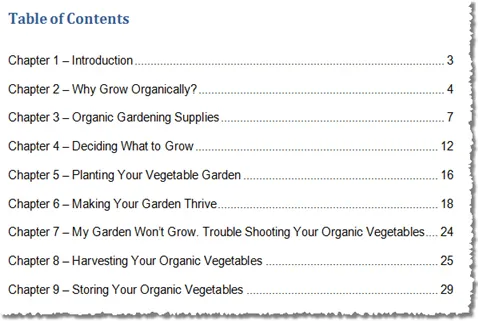 Organic Gardening V2