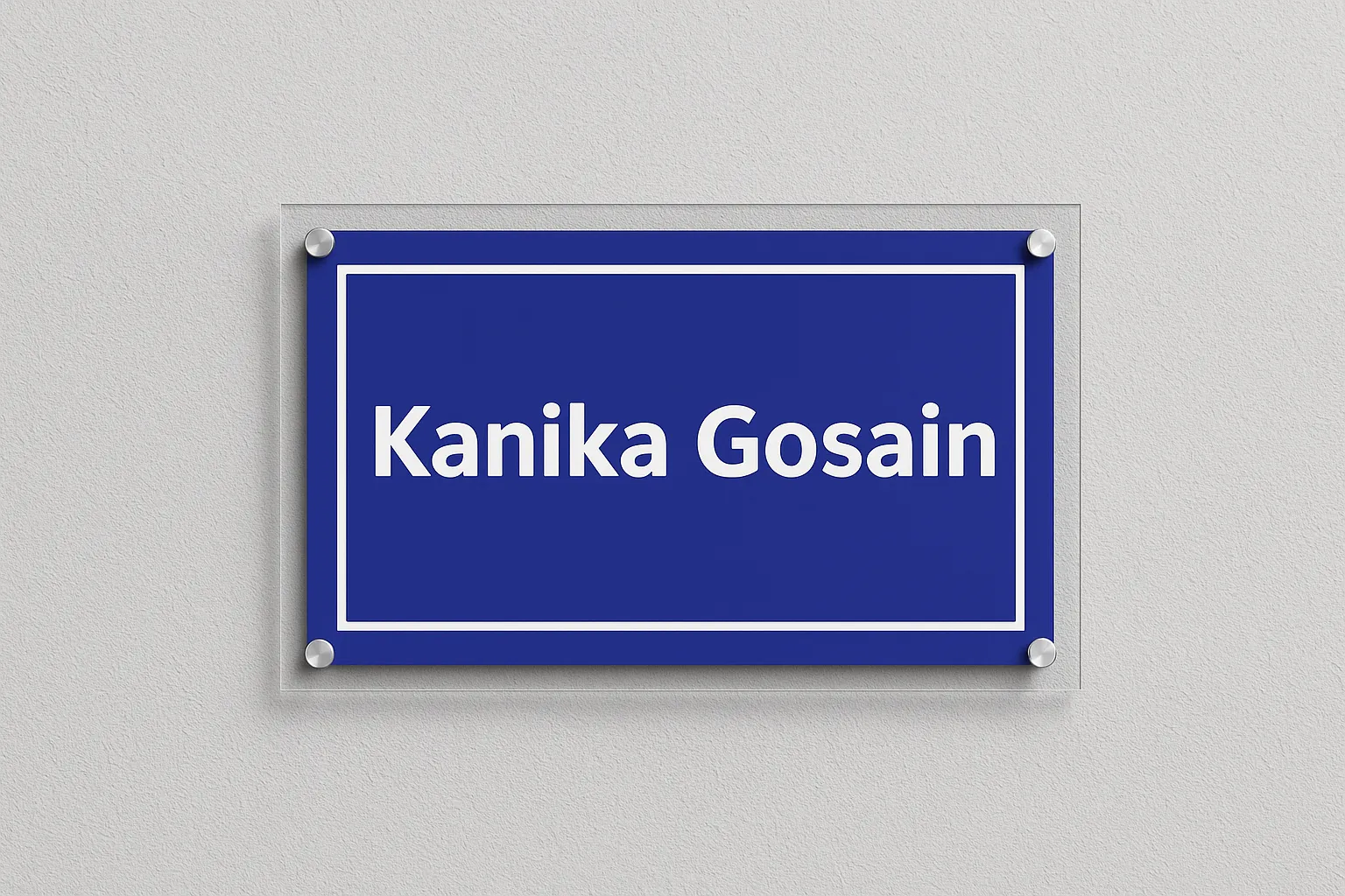 Name Plate Design