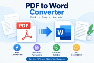 I will convert PDF to Word