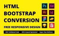 Convert Your Designs to HTML/CSS/Bootstrap!