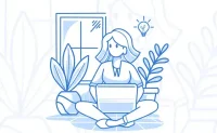  I will draw minimal modern line art illustrations for you.