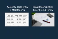 Bookkeeping ,data entry ,mis report , tally, erp naway erp 