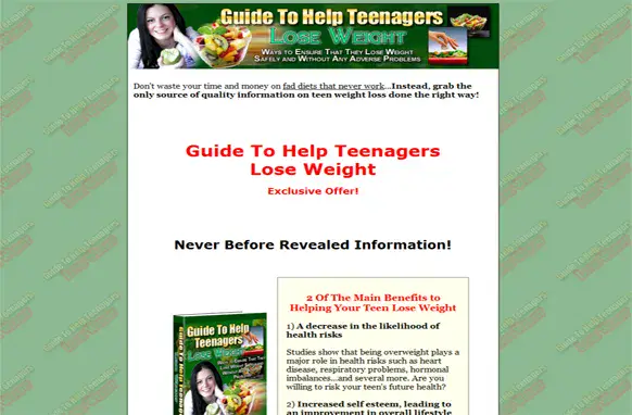 Guide To Help Teenagers Lose Weight