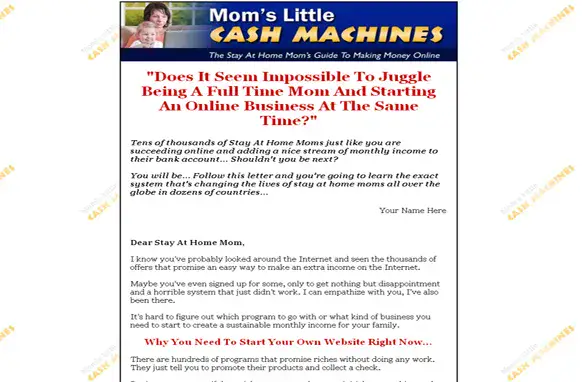 Moms Little Cash Machines
