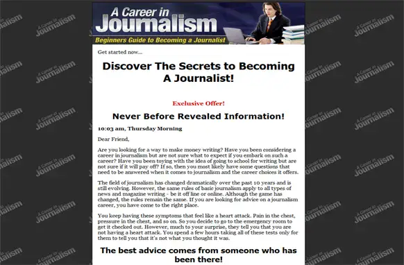 A Career In Journalism