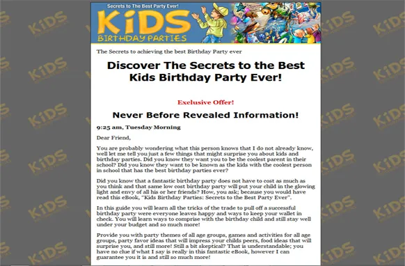 Kids Birthday Parties