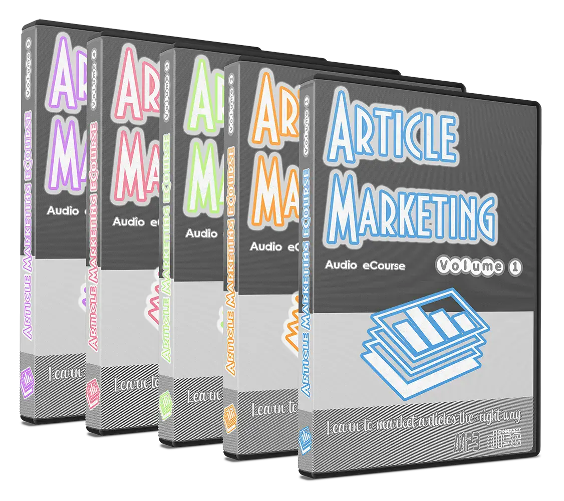 5 Part Article Marketing Audio Ecourse