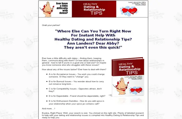 Healthy Dating Relationship Tips