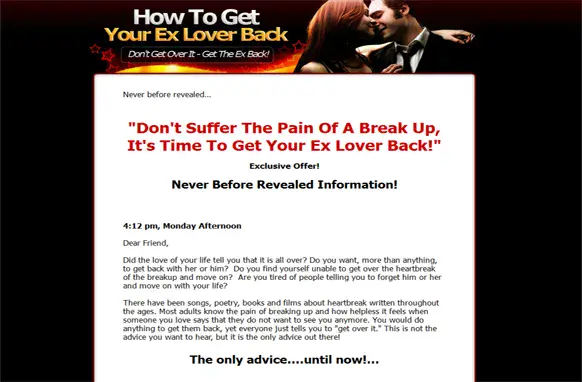 How To Get Your Ex Lover Back