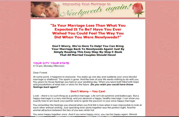 Improve Your Marriage To Newlyweds Again
