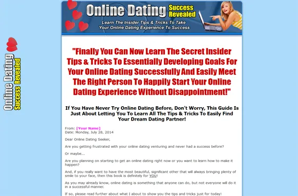 Online Dating Success Revealed