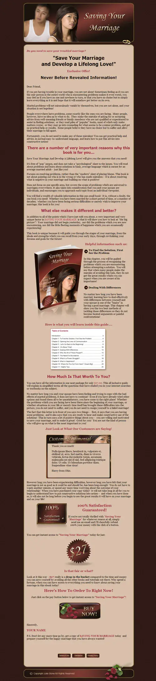 Saving Your Marriage