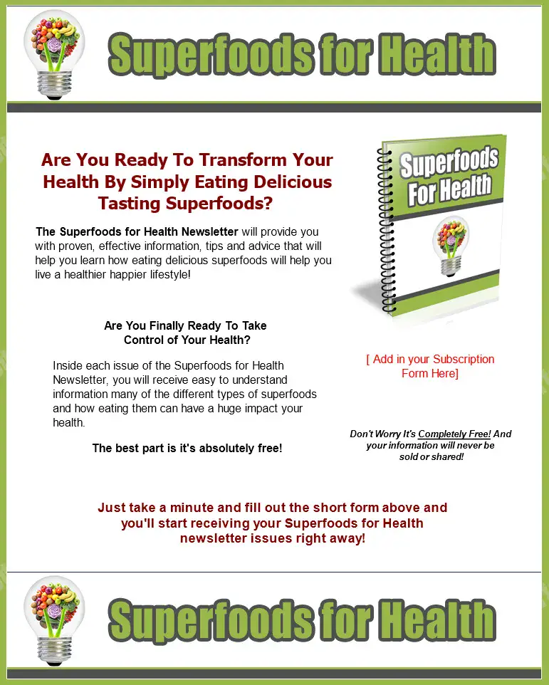 Superfoods For Health