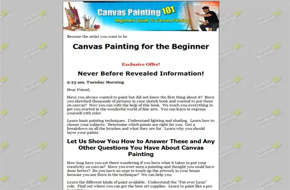 Canvas Painting 101