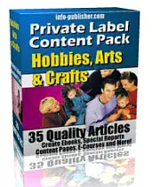 Private Label Content Pack Hobbies Arts And Crafts