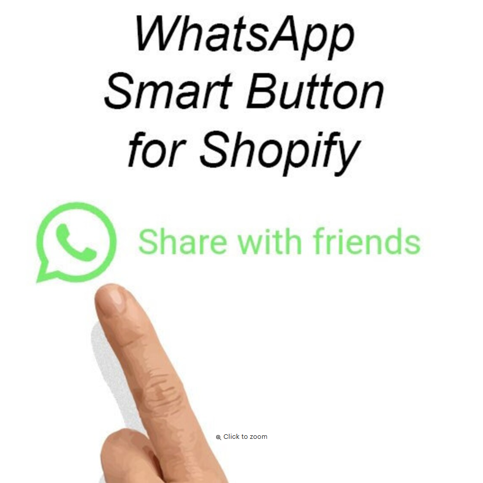 WHATSAPP Smart Share Button - Easily Share with Friends (for Shopify Stores)