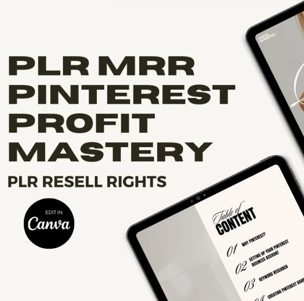 Pinterest Guide PLR: Your Ultimate Resource for Pinterest Marketing and Passive Income. Includes a D