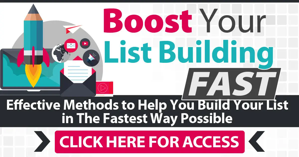 Boost Your List Building Fast