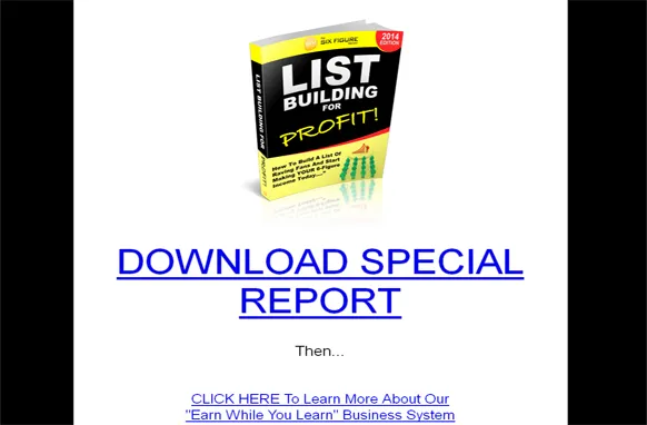 List Building For Profit