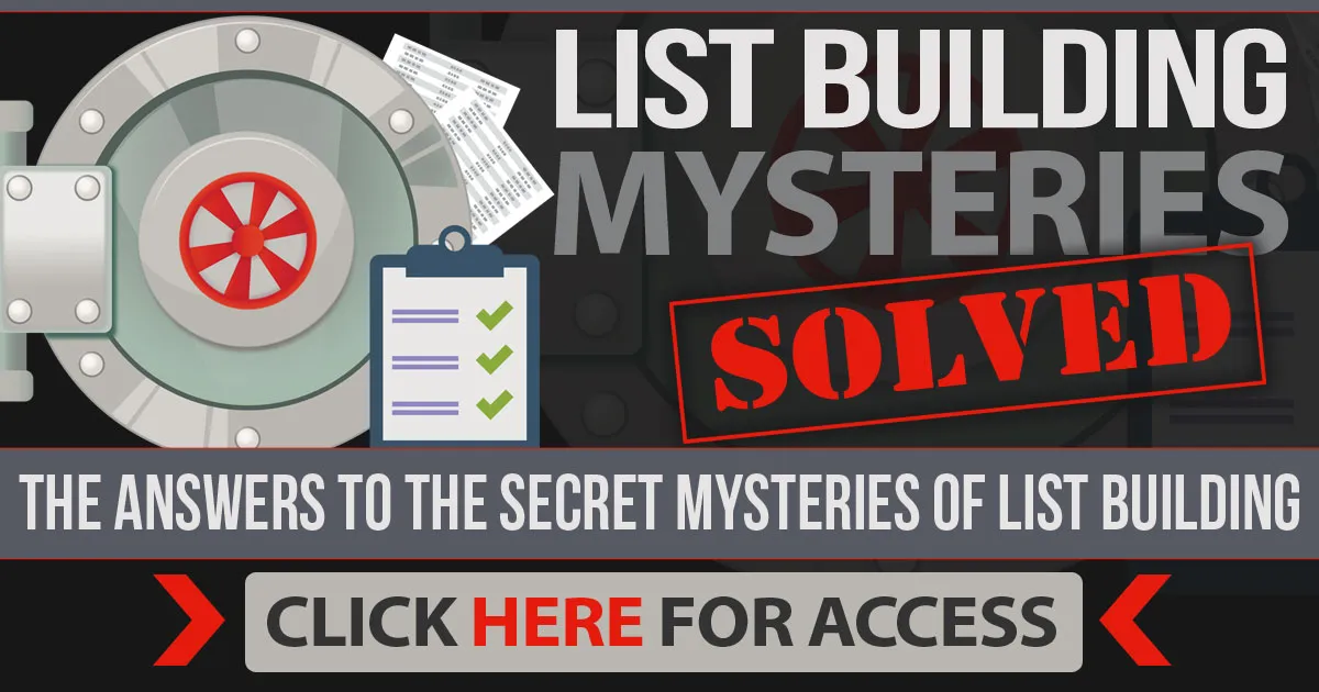 List Building Mysteries Solved