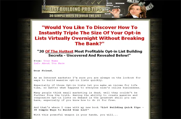 List Building Pro Tips