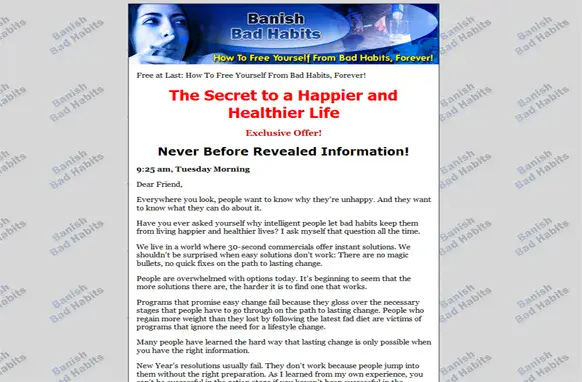 Banish Bad Habits