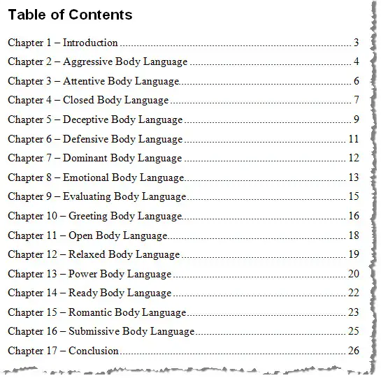 Body Language