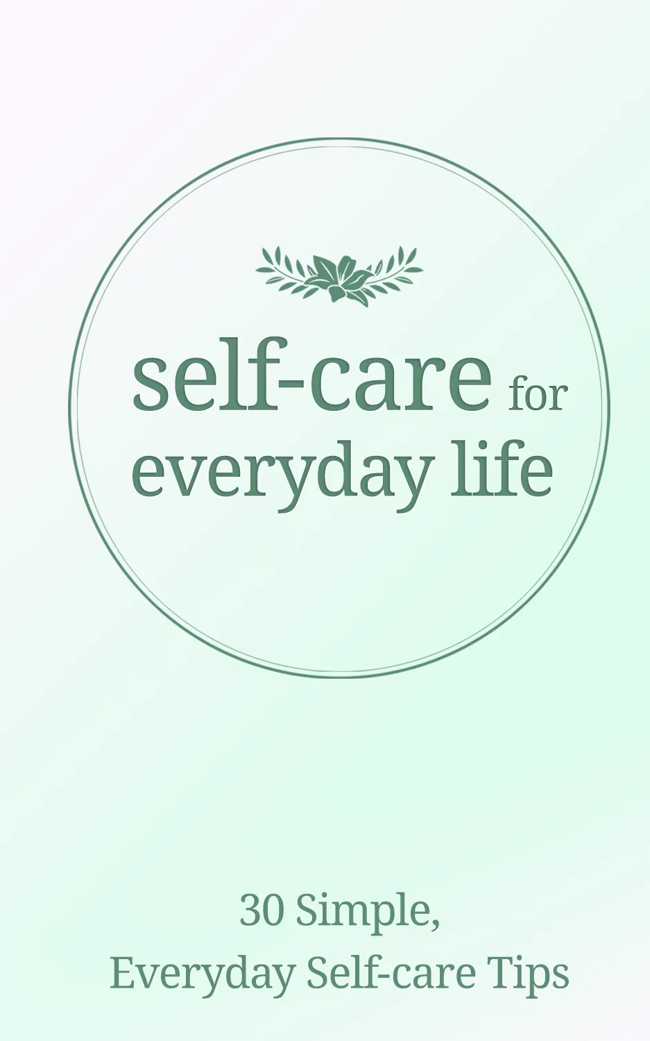Happiness Through Self Care