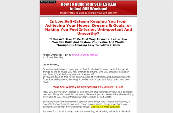 How To Build Your Self Esteem In Just One Weekend