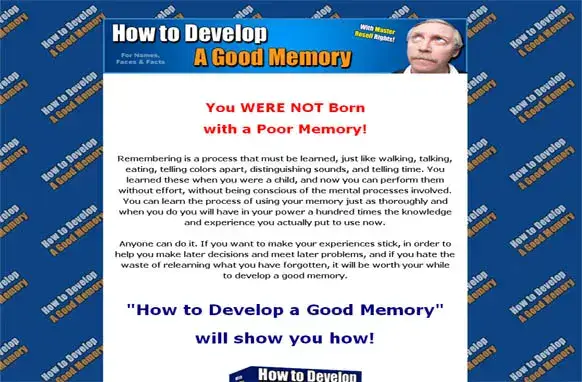 How To Develop A Good Memory