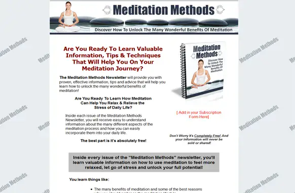 Meditation Methods