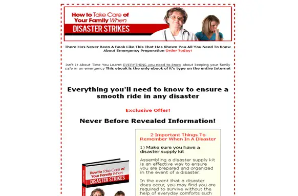 How To Take Care Of Your Family When Disaster Strikes