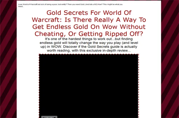 Gold Secrets For World Of Warcraft