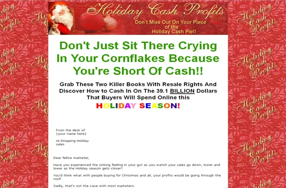 Holiday Cash Profits 2 Pack