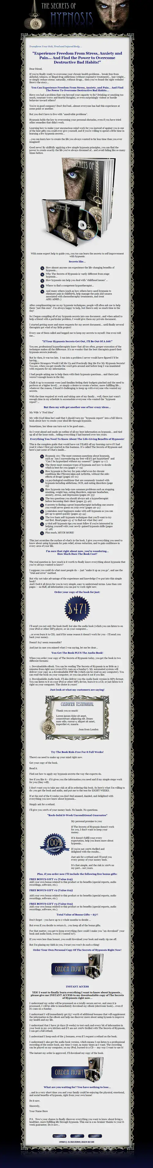 Hypnosis Secrets Collection