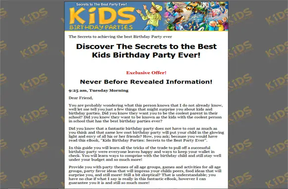 Kids Birthday Parties