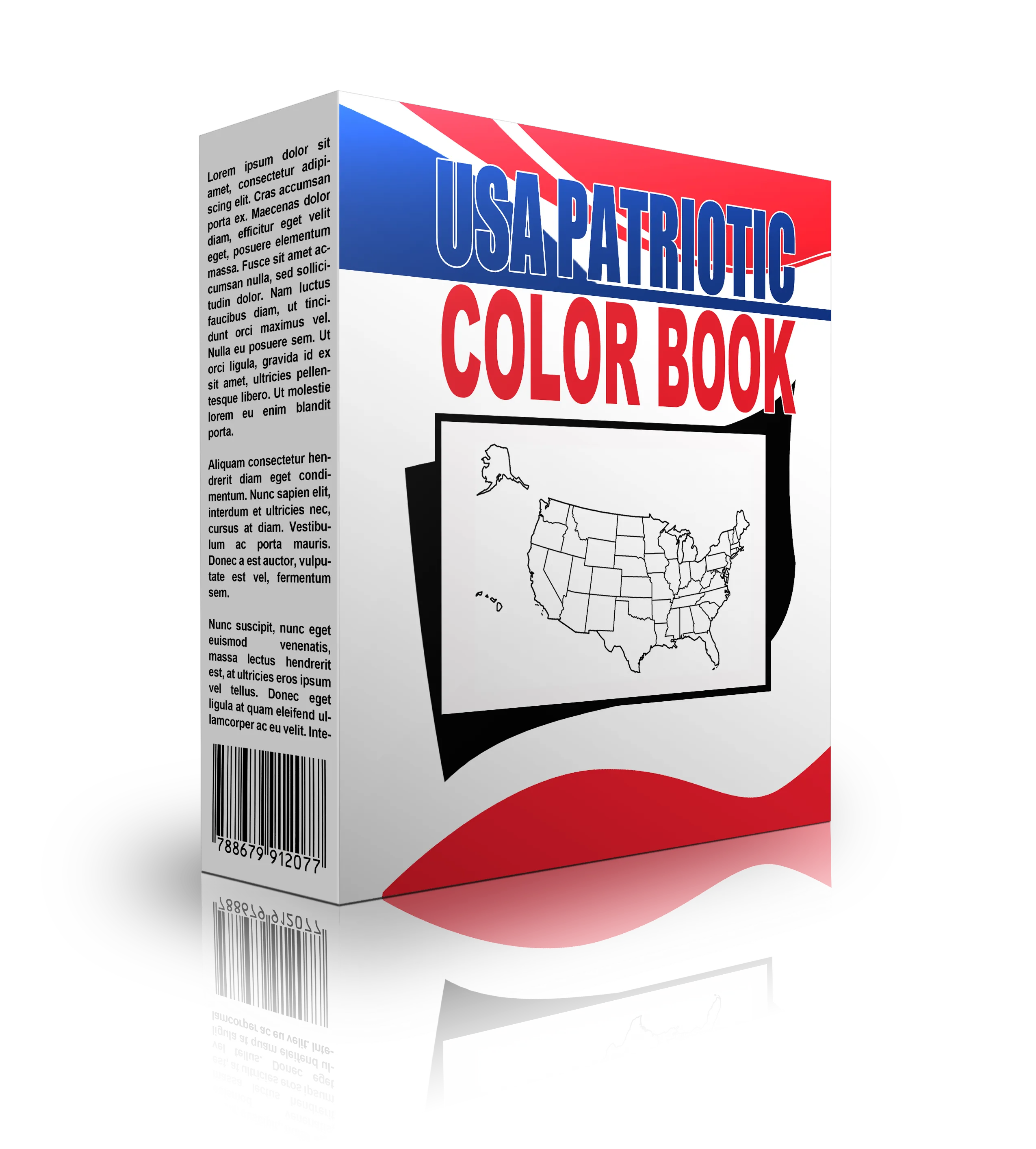 Usa Patriotic Color Book