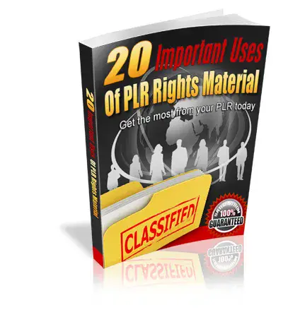 20 Important Uses Of Plr Rights Material