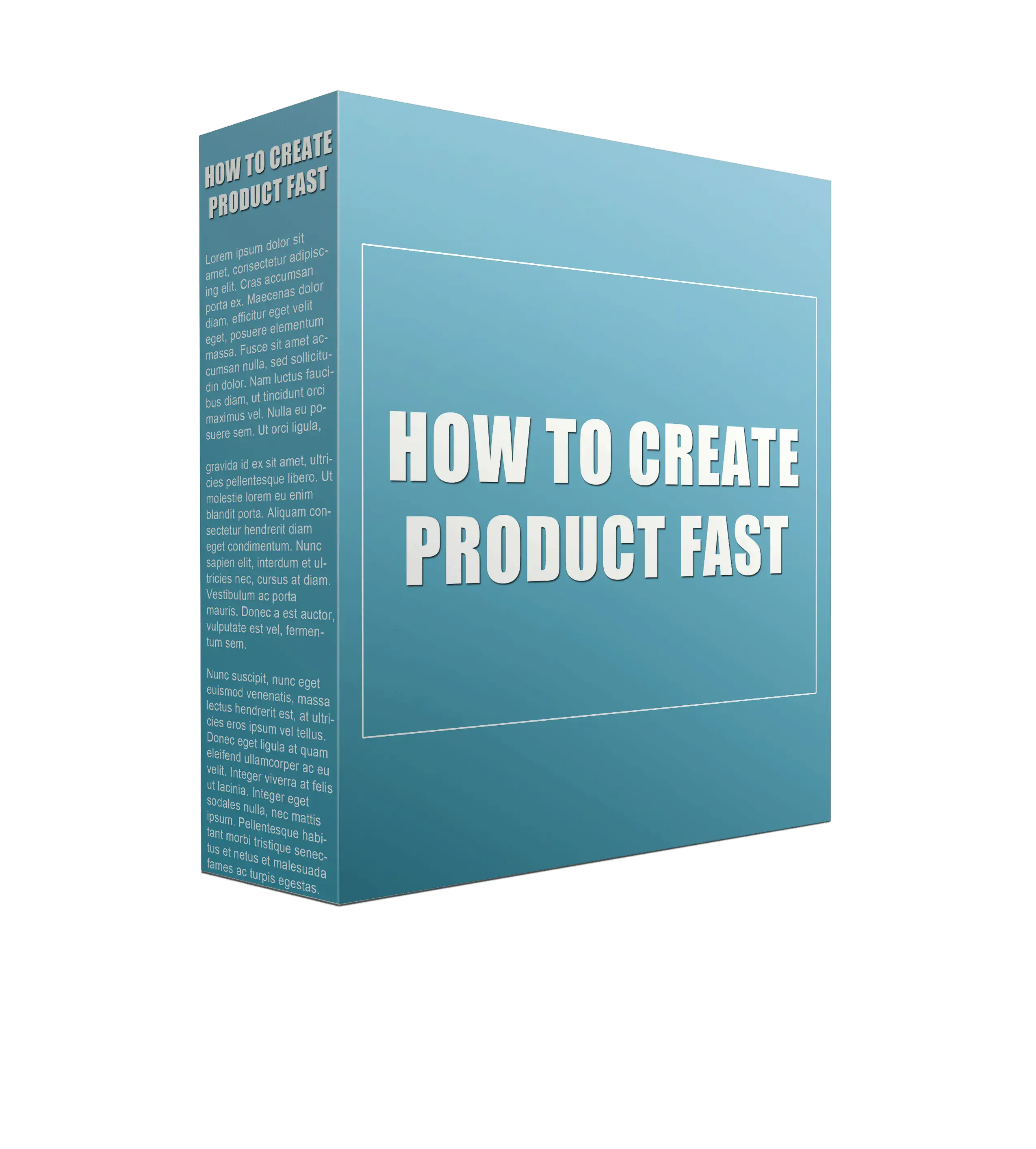How To Create A Product Fast