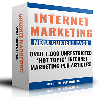 Internet Marketing Mega Content Pack