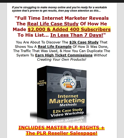 Internet Marketing Methods