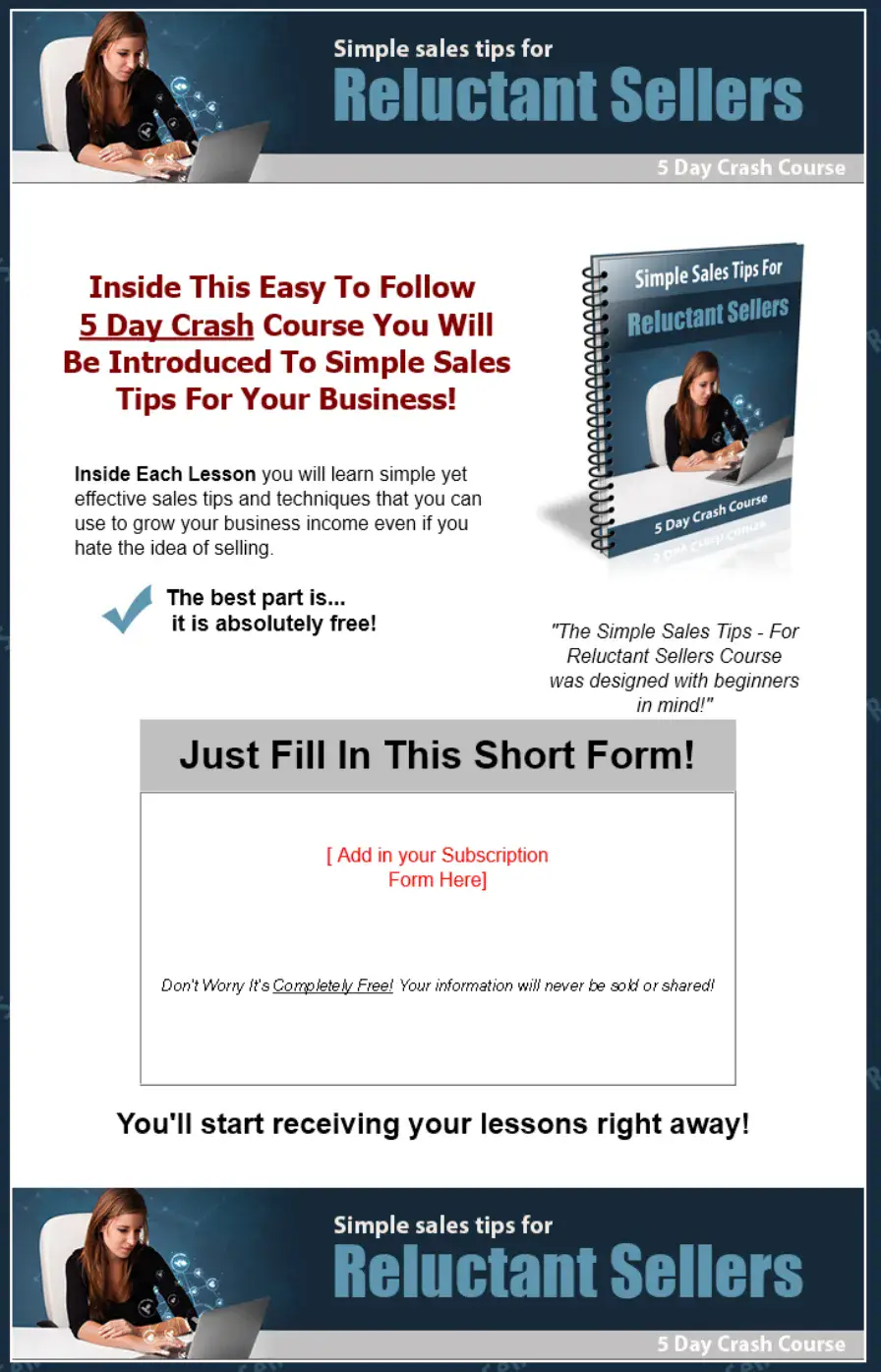 Simple Sales Tips For Reluctant Sellers