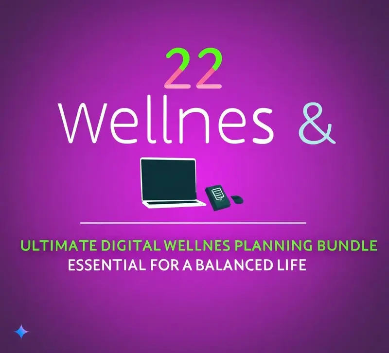  Ultimate Digital Wellness & Planning Bundle – 22 Essential Tools for a Balanced Life