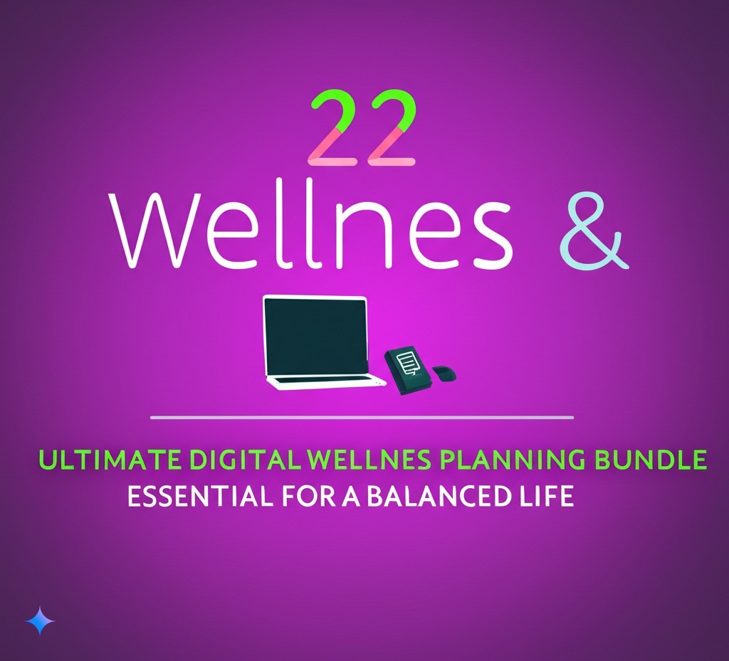  Ultimate Digital Wellness & Planning Bundle – 22 Essential Tools for a Balanced Life