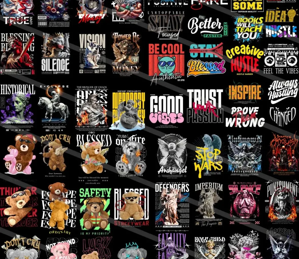 Endless Creativity: 50GB of Premium T-Shirt Design Bundles for Every Style