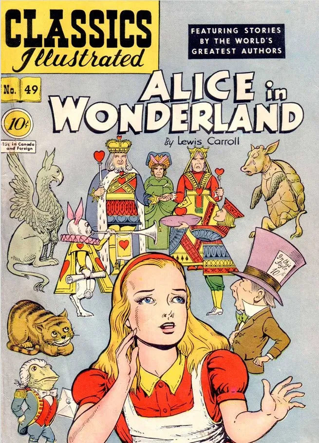 Alice in Wonderland Coloring pdf eBook for Kids