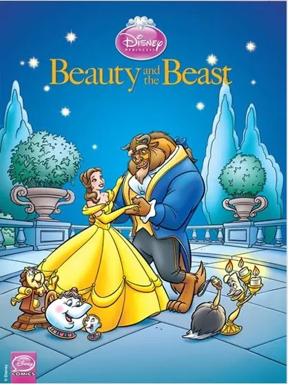 Beauty and the Beast Coloring pdf eBook for Kids