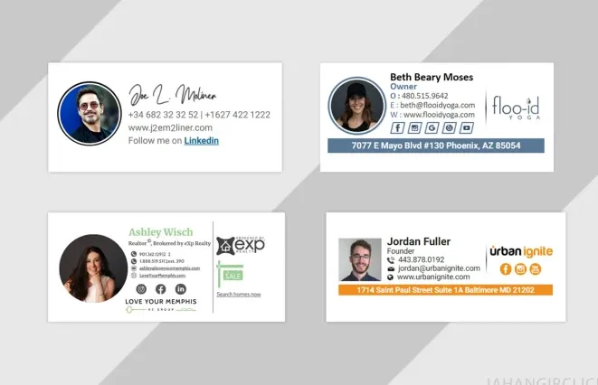 I will do clickable html email signature