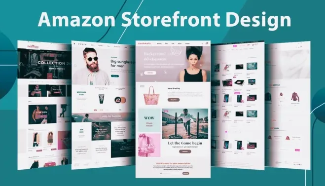I will create your amazon brand store or amazon storefront design