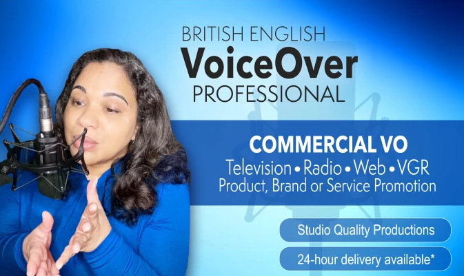I will voice your professional, british english, female voiceover